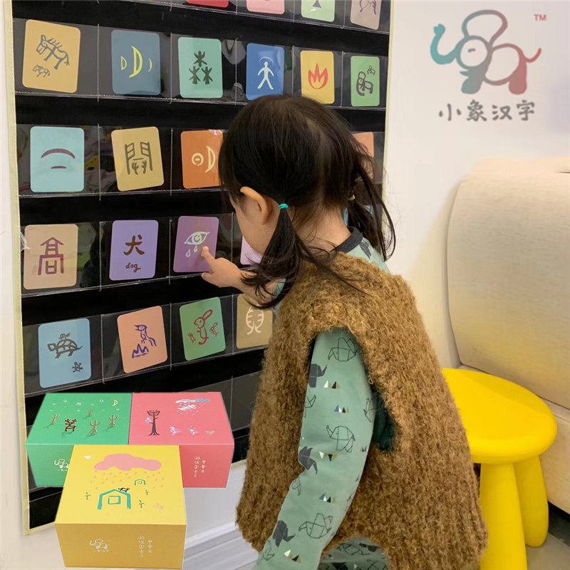 儿童早教识字卡挂袋英语学习闪卡挂带门后墙挂式分格牛津布收纳袋,收纳整理,收纳挂袋,淘宝优惠券,粉丝福利购,淘宝优惠卷