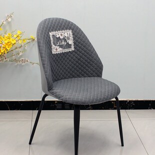 餐桌椅子套罩座椅套罩凳子罩座套弧形可旋转靠背保护套高级感轻奢