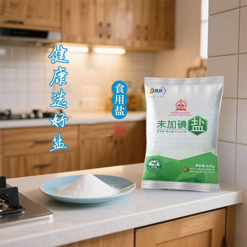 [健康选好盐]无碘精制食用盐 家用食盐厨房用盐深井矿盐四川细盐