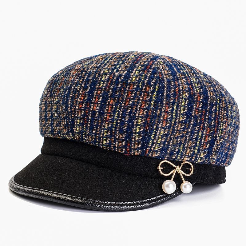 帽子女秋冬季新款中老年人妈妈鸭舌帽加厚老人奶奶保暖老太太棉帽