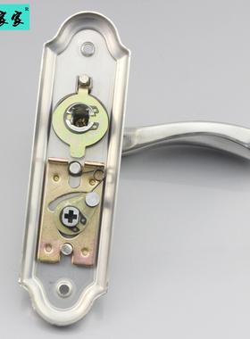 不锈钢单舌房门锁替换老款卧室单锁舌木门把手锁固定孔距110和125