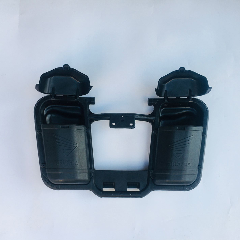 摩托车保险杠特厚前护杠男装125护架带盖带桶置物箱骑士150防摔杠