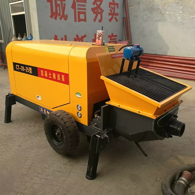 二次构造柱泵细石混凝土输送泵小型二次构造柱浇筑地泵
