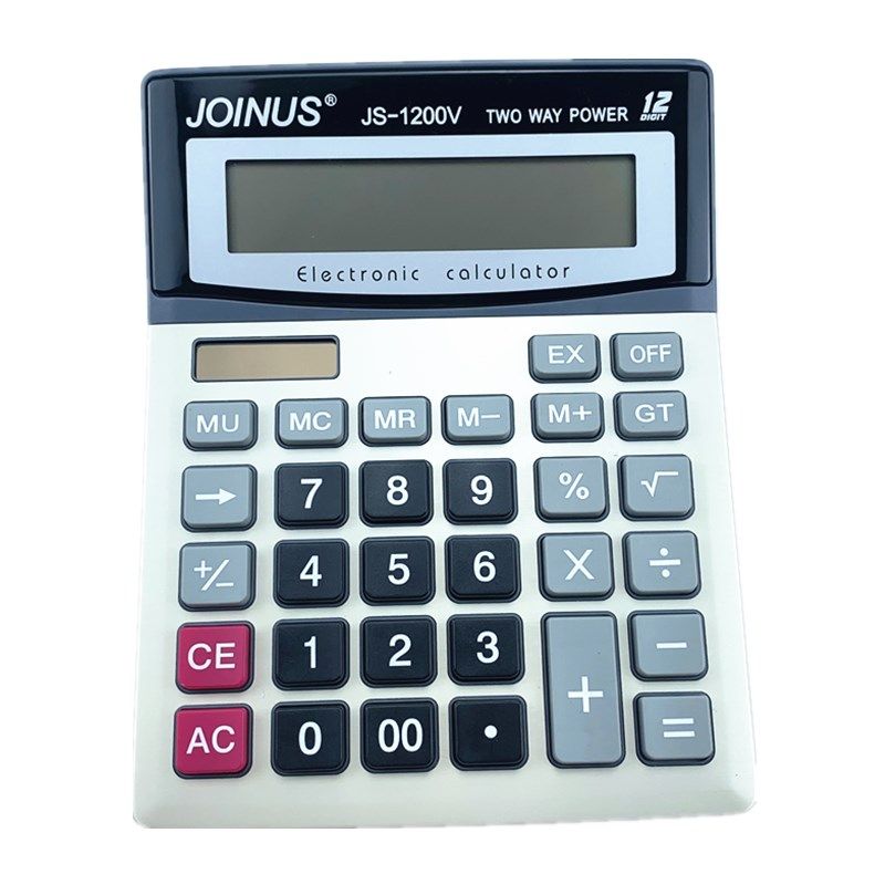 大号太阳能计算器财务办公专用大屏显12位多功能银行计算器商务,文具电教/文化用品/商务用品,计算器,淘宝优惠券,粉丝福利购,淘宝优惠卷
