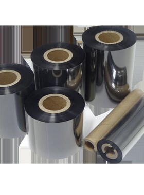 增强混合基碳带50mm55x60x70x80x90x100x110*300m标签打印机条码