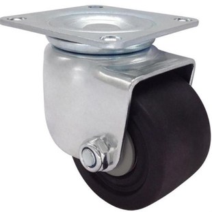 低重心脚轮CFM01 D75 CFM11 CFM61 尼龙电木脚 CFM5G1 怡合达同款