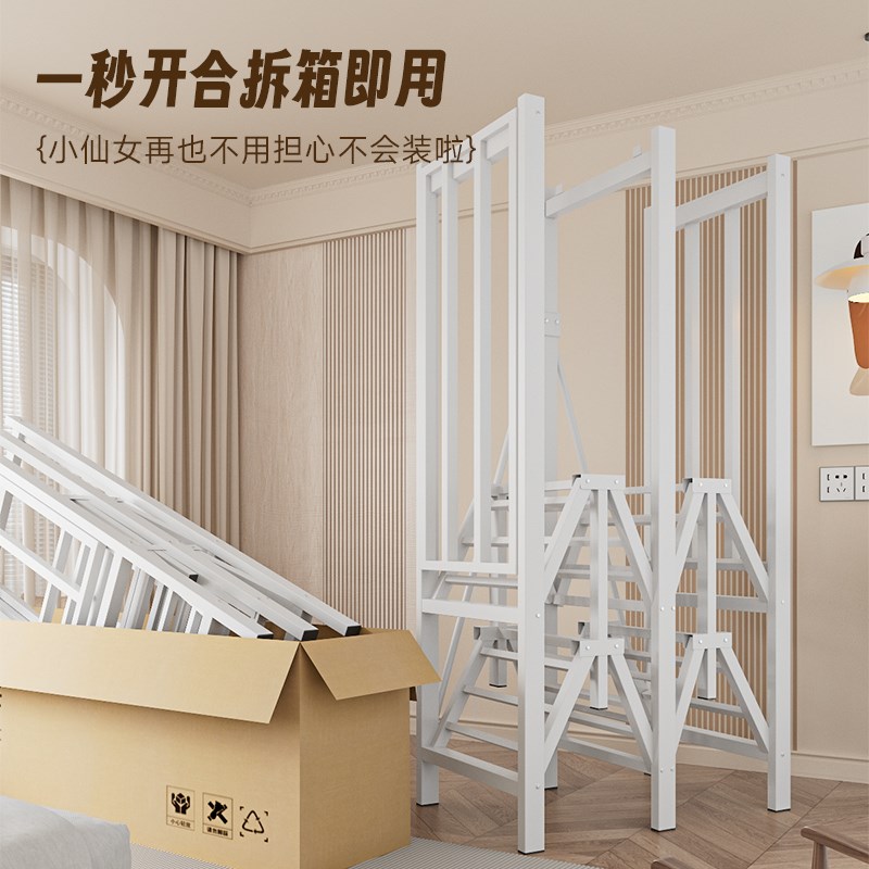 免安装简易衣柜卧室家用布衣柜加粗加厚结实耐Q用折叠全钢架出租