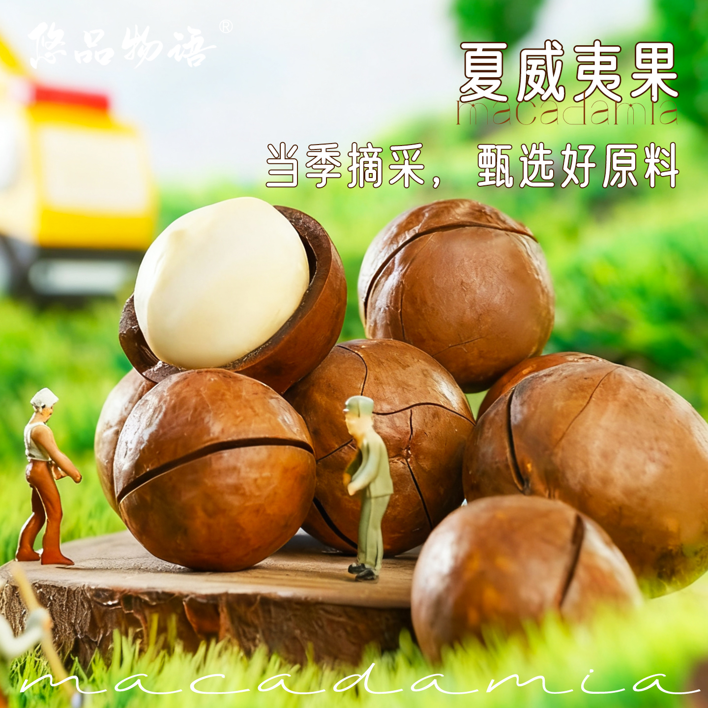 大开口新货夏威夷果坚果奶香味