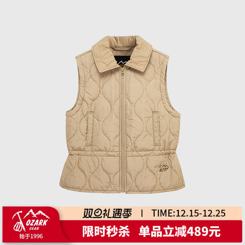 户外休闲马甲女款防风保暖