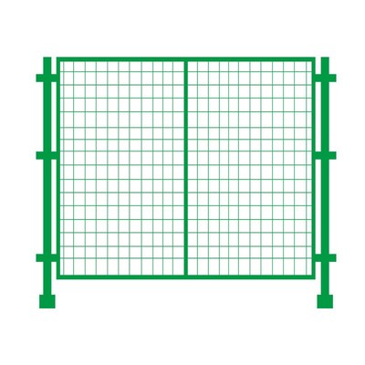 车间隔离网室内仓库浸塑铁丝网围栏工厂临时隔断网移动防护栏网门
