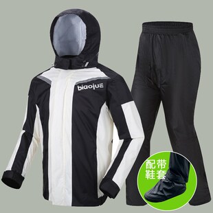 套装 125摩托车雨衣套装 男式 户外骑行机车防暴雨男装 薄款 雨衣雨裤