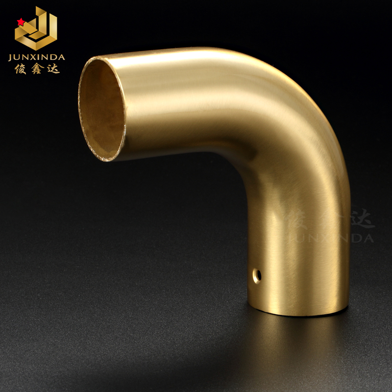 铜弯头弯管专业纯黄铜新中式家具实木扶手套沙发椅子脚椅凳脚套