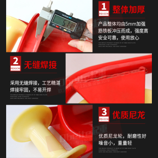 电缆放线滑轮转角尼龙地缆直跑三联井口管口桥架平板坐挂电力滑车