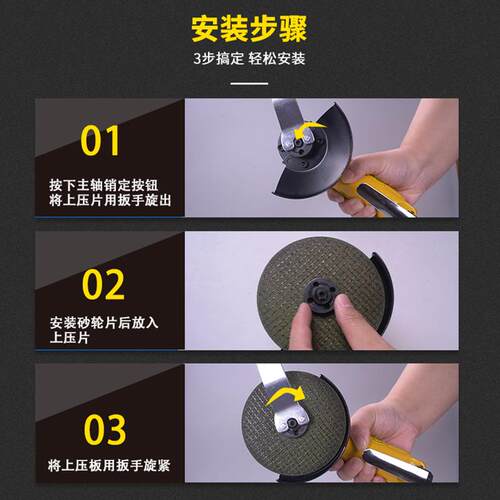 气动打磨机角磨机4寸切割机多功能工业级抛光机手磨机气磨机工具