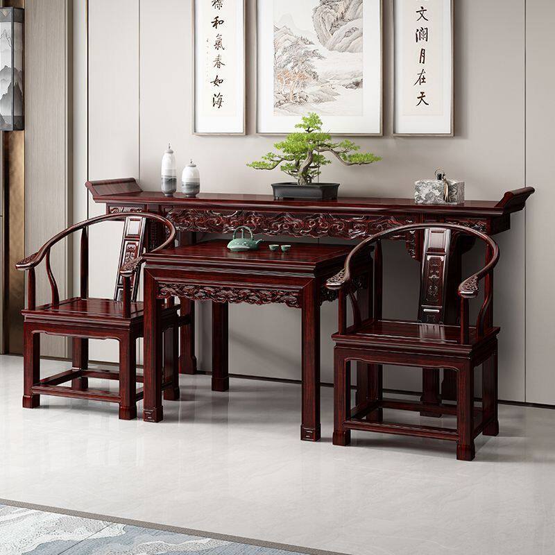 仿古堂屋家具中堂六件套