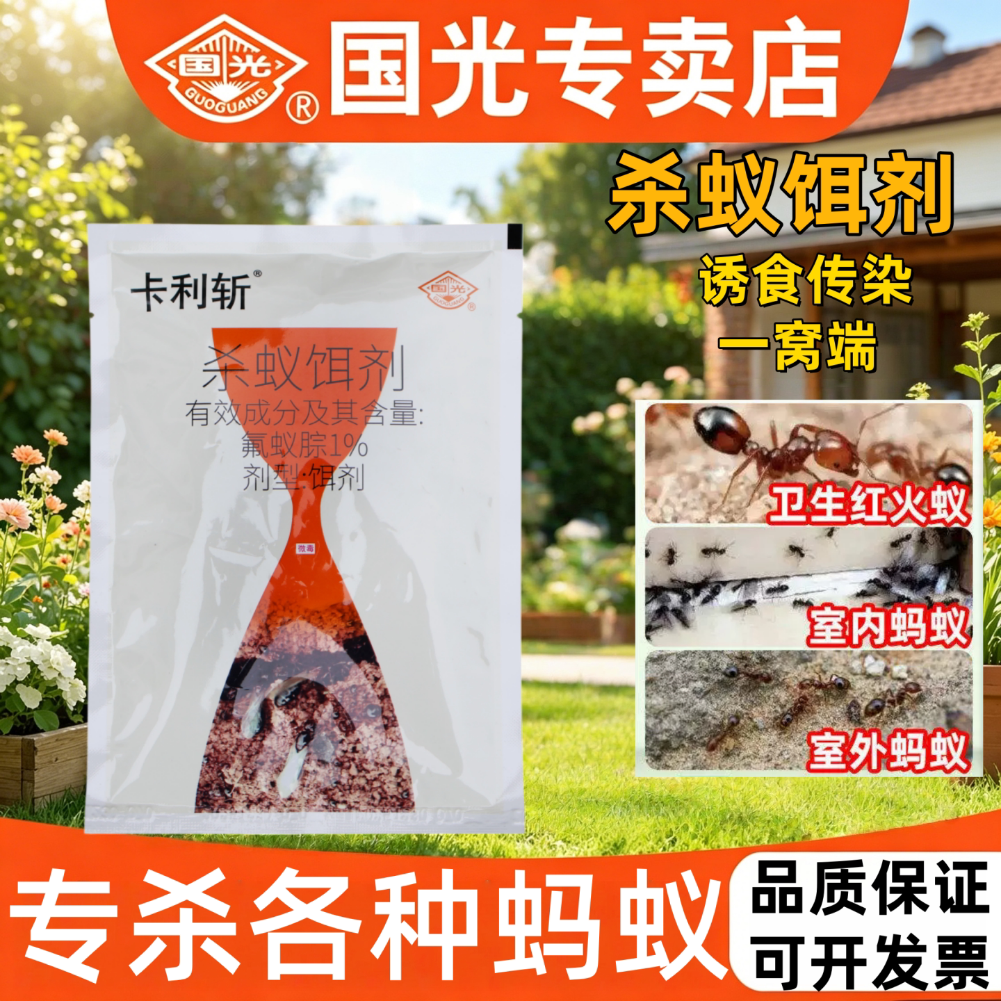 国光杀蚁饵剂蚂蚁专用杀虫剂微毒图片