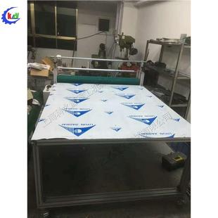 真空贴膜机铝板PVC面板表面塑封全自动亚克力覆膜机 输送带式