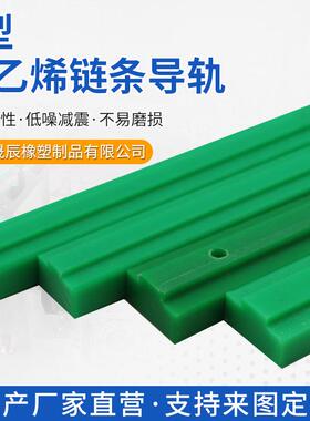 T型聚乙烯链条导轨超高分子量UPE输送轨道托条06b08b10a尼龙导槽