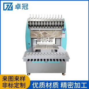底硅胶制品12色全自动点胶机 自动硅胶点胶机pvc商标滴塑鞋