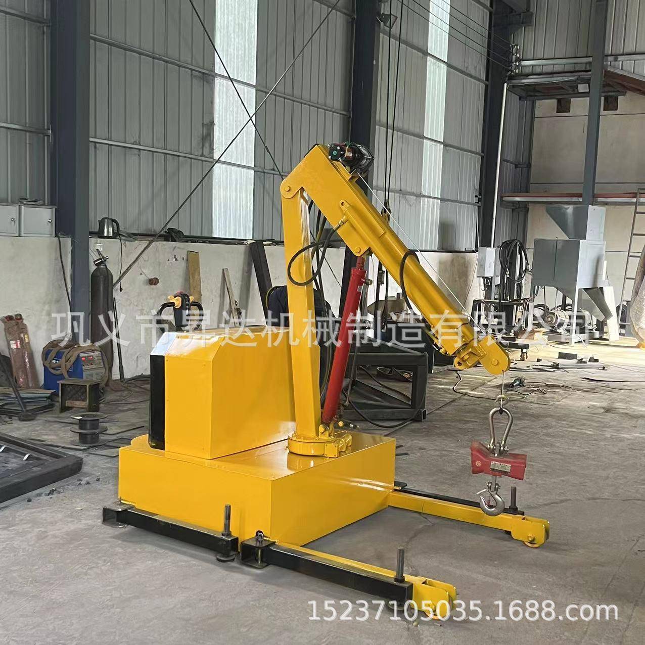 室内厂房小型移动吊机可移动吊装设备旋转起重设备移动式旋臂吊