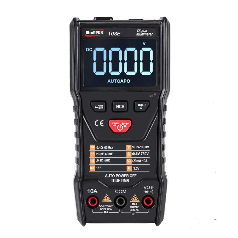 WinAPEX 108E袖珍数字万用表仪器仪表真有效值平均值