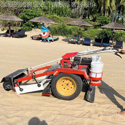 s出口澳洲推垃式沙滩清扫机 Beach weeper石头手圾清8理沙滩清洁