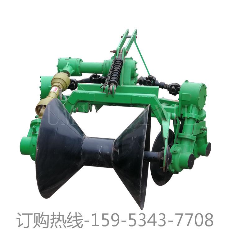 供应全齿轮传动加固版中置筑埂机60马力以上带打埂机打背机