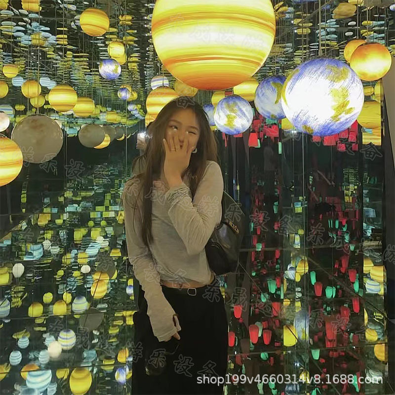 整场规划室内3D立体探险镜子迷宫大型活动互动迷宫玩具游乐设备
