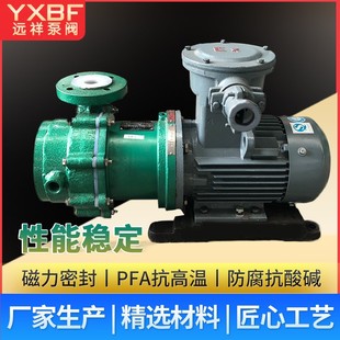 定制高温磁力泵CQBF氟塑料磁力泵耐酸碱耐腐蚀水泵PFA磁力泵