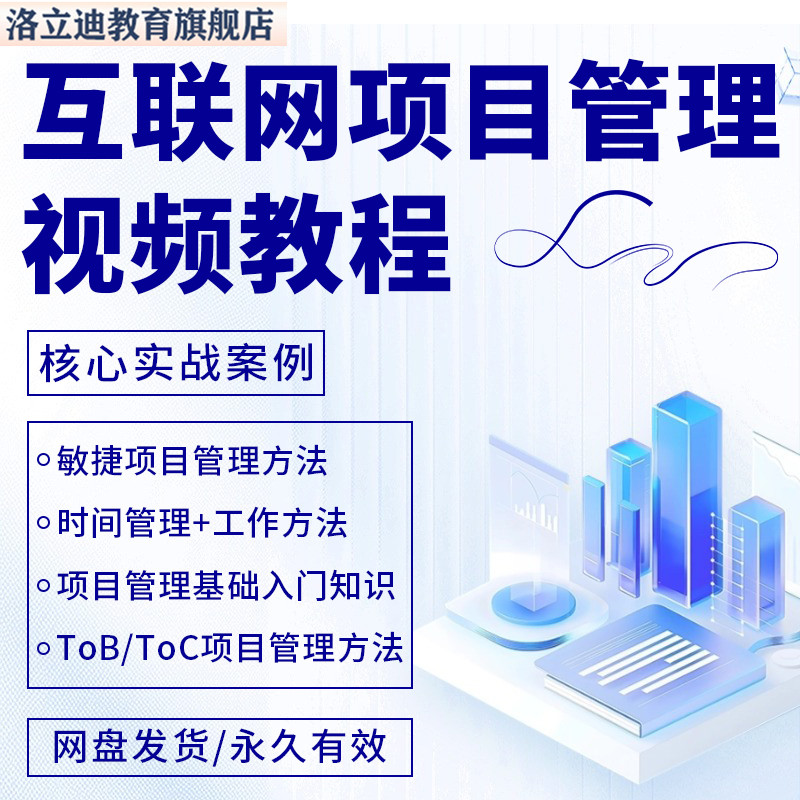 互联网项目管理实战视频教程项目进度计划表产品经理PMP管理课程