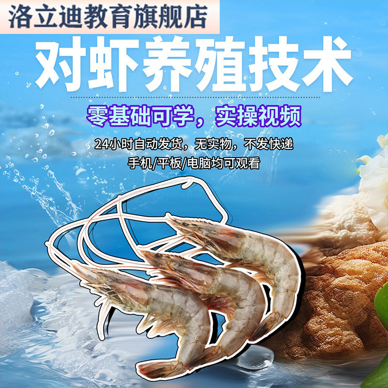 标准健康化养对虾青虾视频技术教程稻田小龙虾养殖技术视频教程