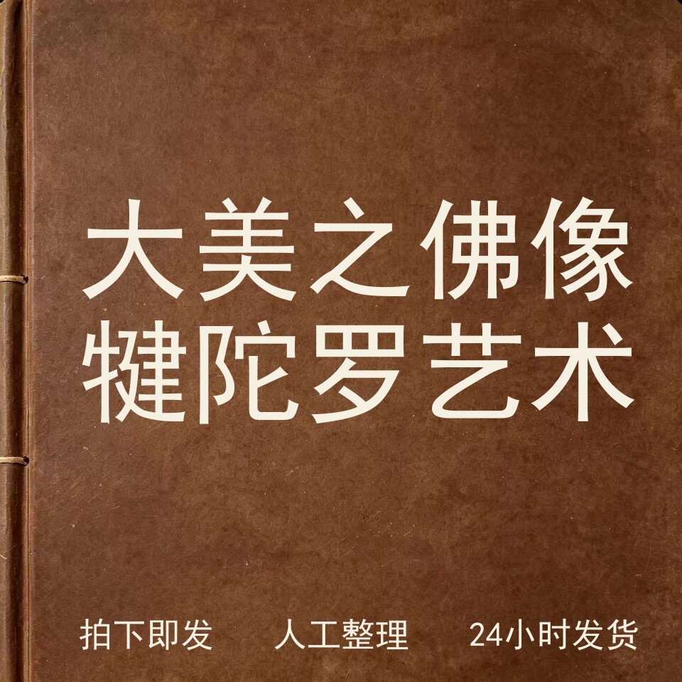 大美之佛像 犍陀罗艺术宗教艺术兴趣参考电子版