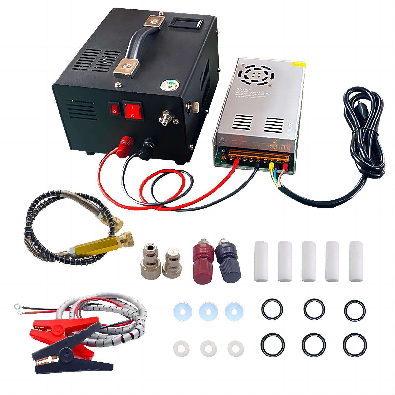 热销12v车载高压打气泵30mpa电动打气机空气压缩机厂家直销