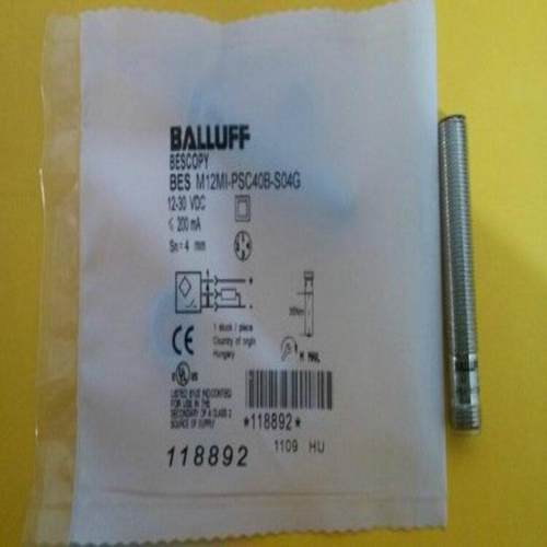 巴鲁夫电感式接近开关BESM08MH1-NSC15B-S04G订货号：BES0024