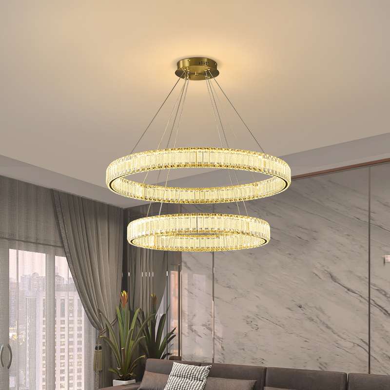 后现代轻奢水晶吊灯客厅灯简约现代大气卧室灯餐厅灯2025年新款