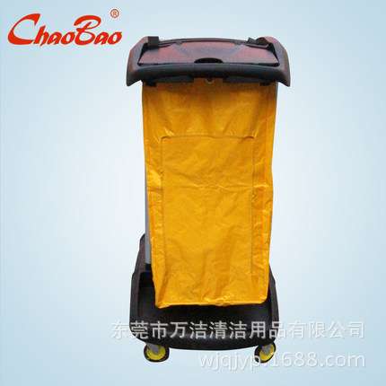 超宝D-011-2D多用途带盖清洁手推车多功能清洁服务车布草车