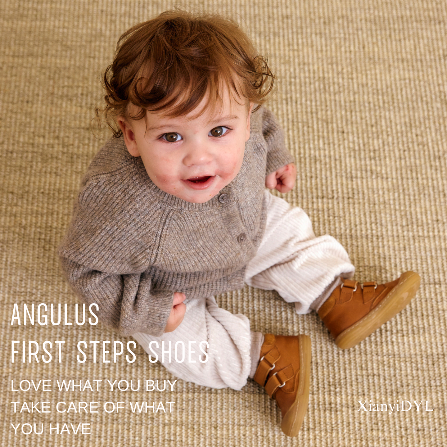 丹麦Angulus 25AW婴儿保暖初学步护趾魔术贴学步鞋柔软儿童皮鞋