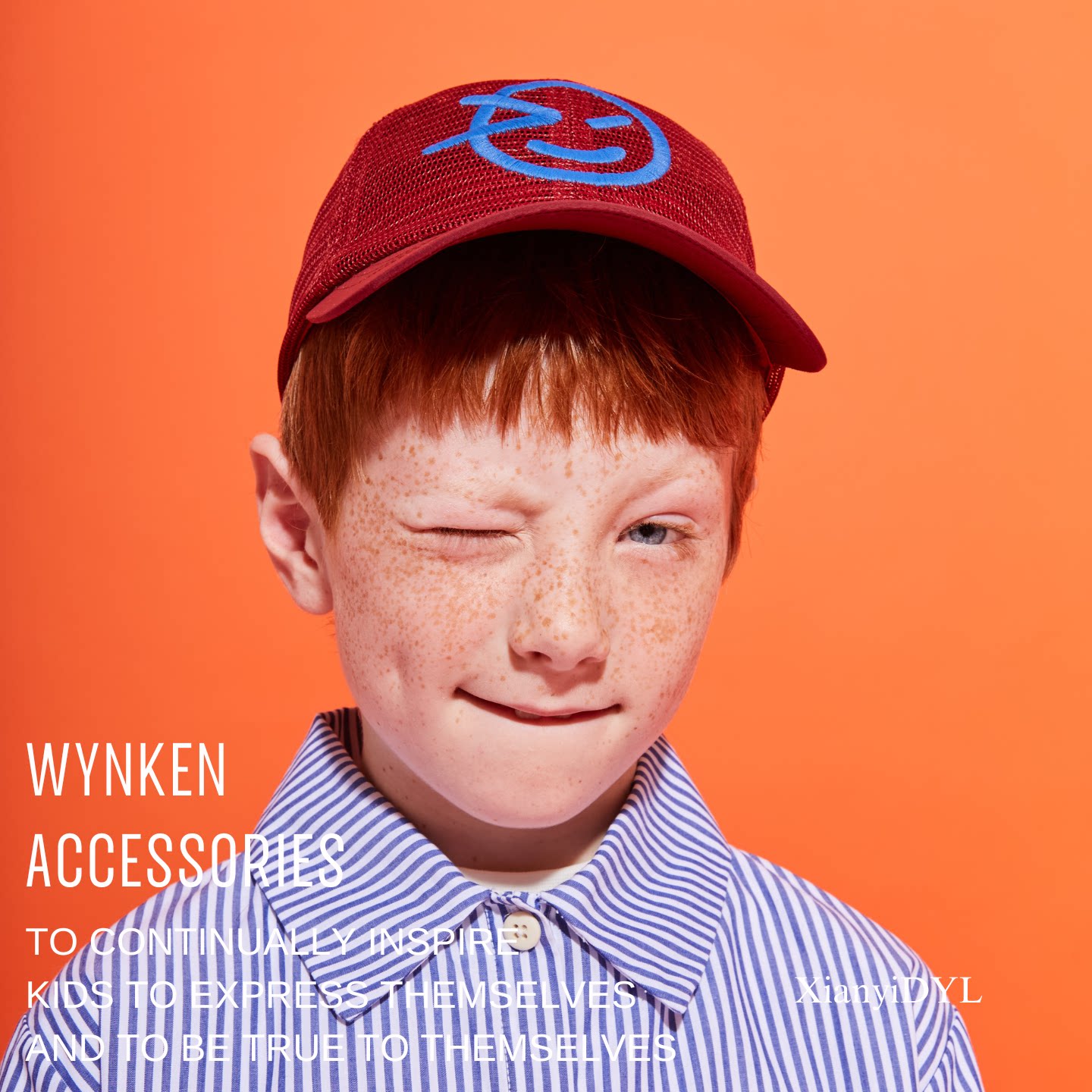 Wynken 26SS 男童女童鸭舌帽Logo透气棒球帽帽子中筒袜袜子图片