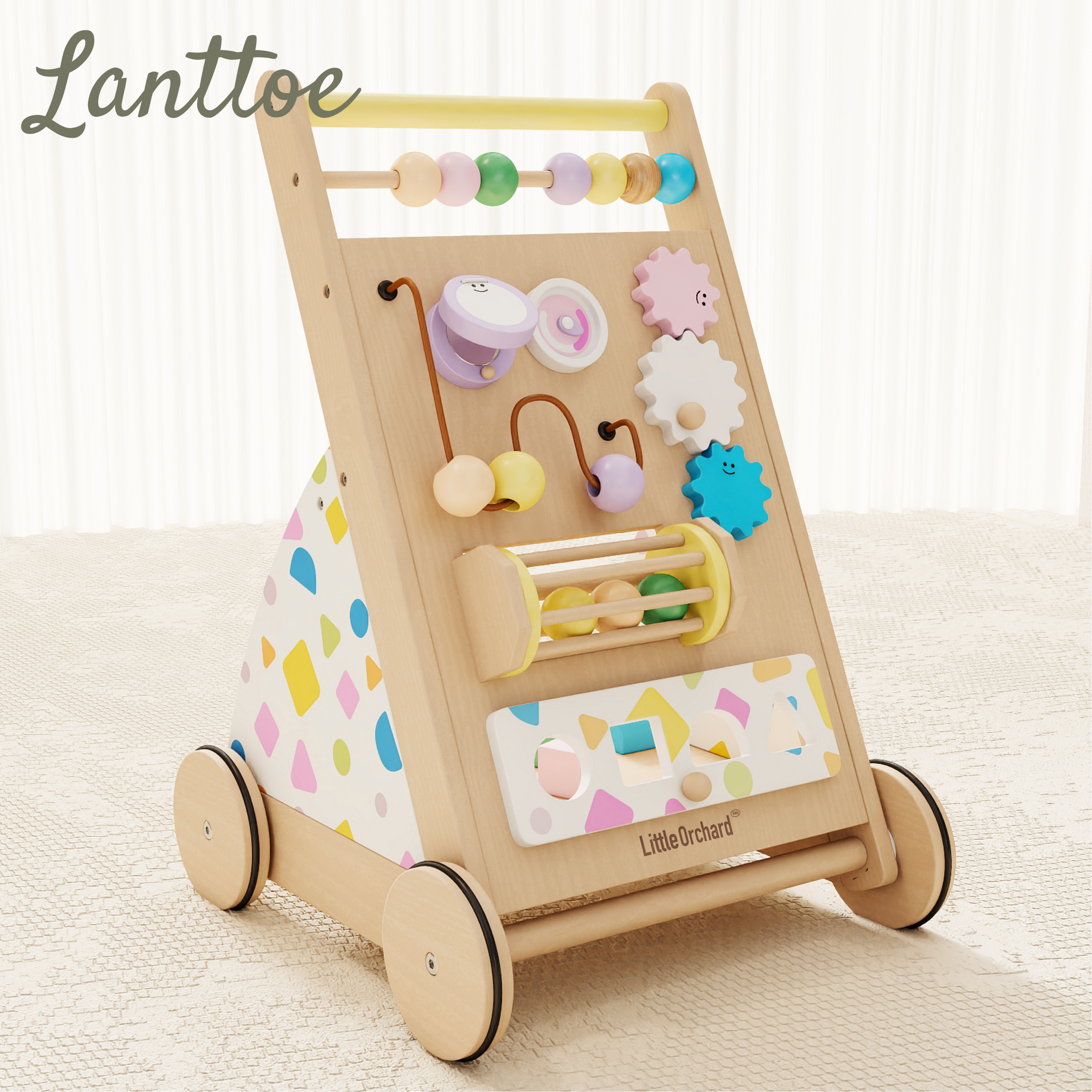 LanttoeBaby可调速多功能学步车