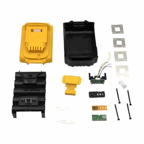 电动工具塑胶壳套料带板10芯DCB200适用DeW德伟18V20V锂电池