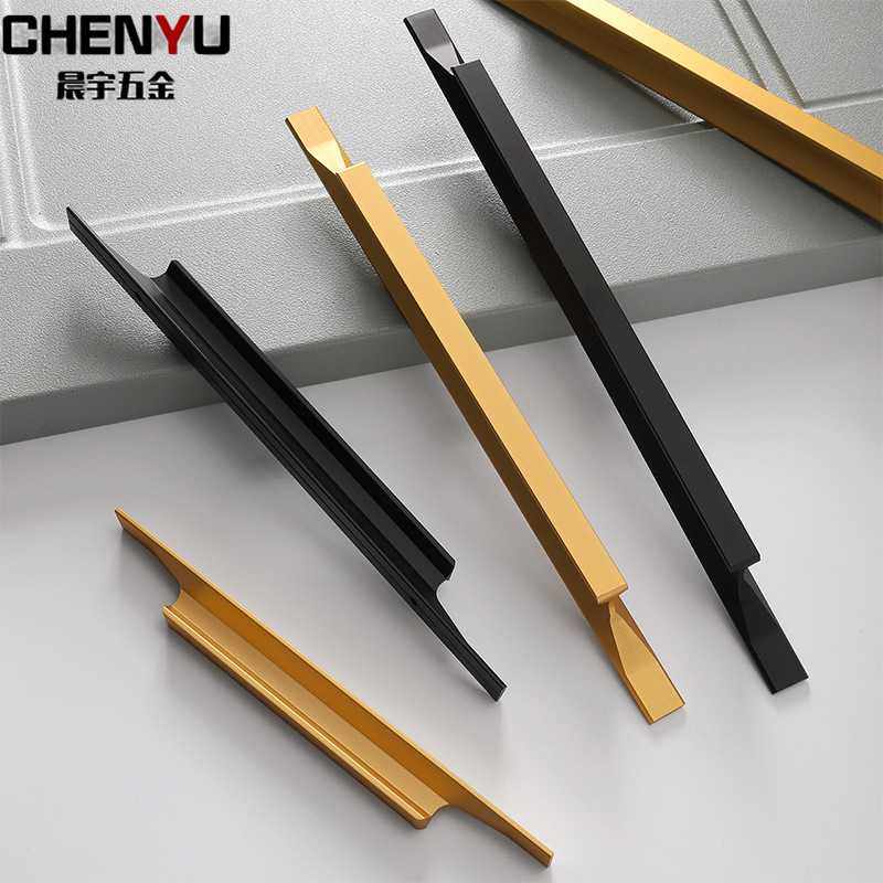简约现代拉手 金色黑色柜门加长把手1米大拉手氧化铝型材欧式轻奢,基础建材,机械门锁,淘宝优惠券,粉丝福利购,淘宝优惠卷
