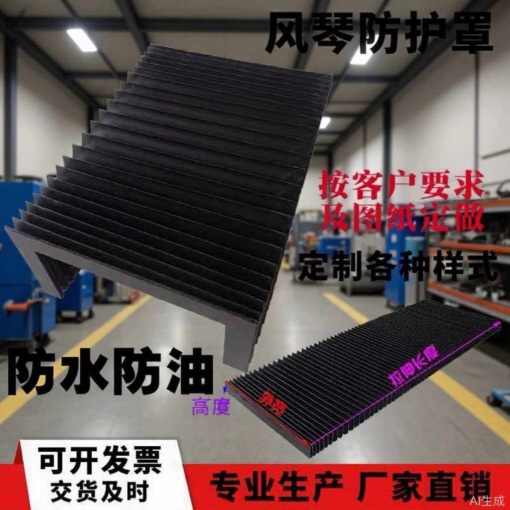 导轨伸缩风琴防护罩龙门镗铣柔性风琴式防尘罩升降平台方形铣床,标准件/零部件/工业耗材,防护罩/风琴罩,淘宝优惠券,粉丝福利购,淘宝优惠卷