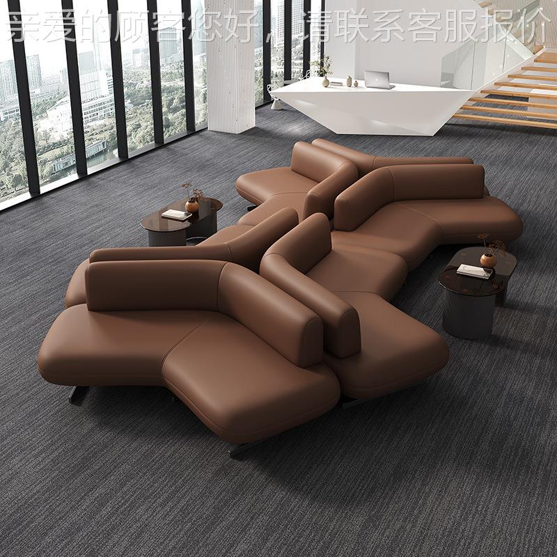 售楼处洽谈沙发店大沙厅售楼处洽大堂商务接待会客行休息区等候酒