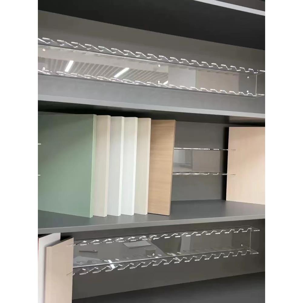 瓷F76999TJ砖架展示样槽块色板橱柜门板展架石材小样品亚克力卡示