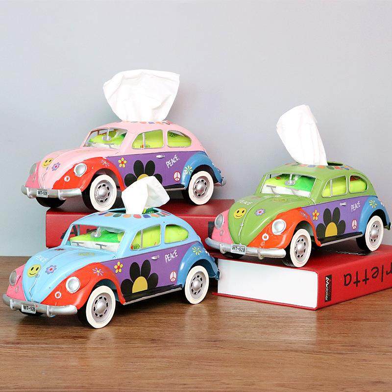 复古创意式艺甲壳虫巴士纸巾盒美纸盒抽模型道具汽车摆铁RGU件工,电子元器件市场,其它元器件,淘宝优惠券,粉丝福利购,淘宝优惠卷