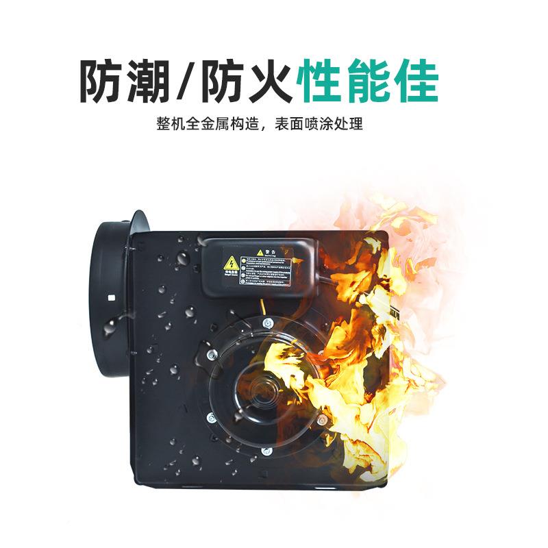 扇抽风机机厨房油烟家用金属离心涡轮分体式风气管道排气QPX换大