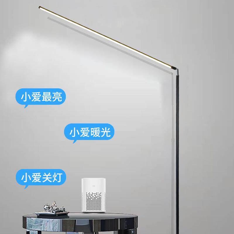 led立ENQ式护眼卧地台灯客厅室简约儿童落地阅读灯落钢琴等落地专