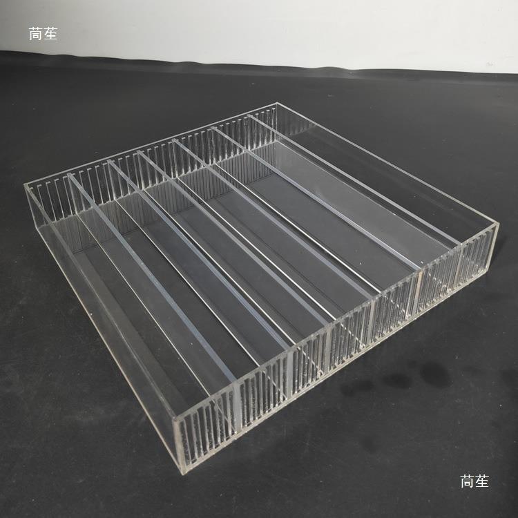 具店展GOL文示架透明橡皮擦收纳盒亚克力任意分隔盒手胶账布陈列