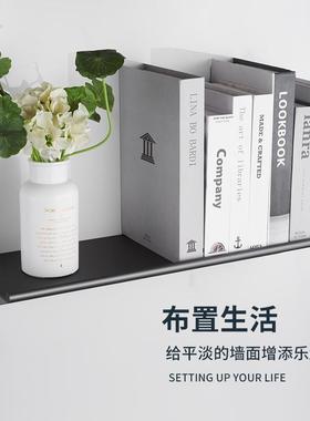 浴室置物字架免打卫生间化收妆48786台墙上孔一板架洗漱台壁挂纳