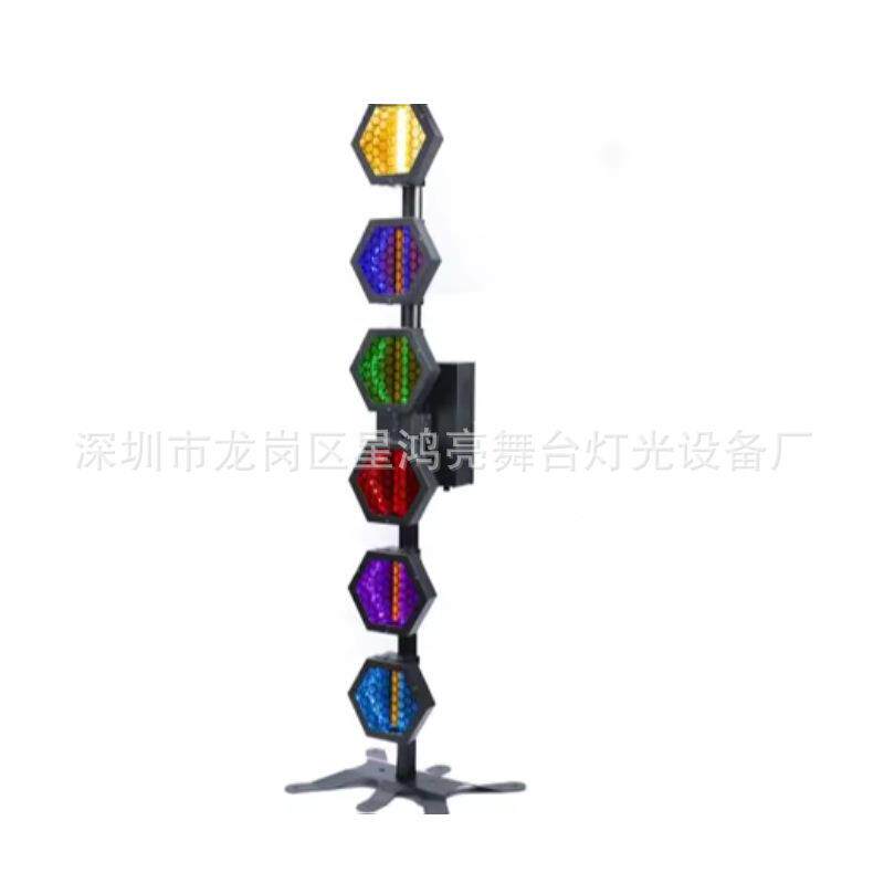 舞闪酒吧光LED6颗复古矩台阵灯婚庆宴会跑马XHL-200频直播全彩灯